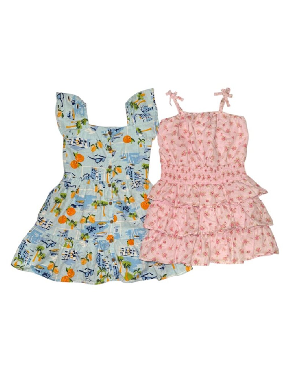 Girls Children's Place And Gymboree Ruffle Spring Summer Dresses Size 10 & 10/12